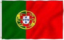 3X5ft PORTUGUESE PORTUGAL FLAG NEW BANNER 150D polyester brass Grommets
