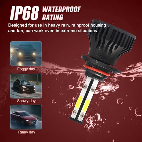 For 2013-2015 Dodge RAM 1500 2500 3500 9012 LED Headlight Bulbs Kit Low Beam - Picture 7 of 12