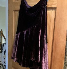 Lauren Ralph Lauren Vintage Bohemian Purple Skirt Size 12 NWT MSRP 230