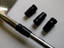 3pc Golf Iron Ferrules Metal Aluminum "Black" 4.5g .355/370 Shafts, Made in USA