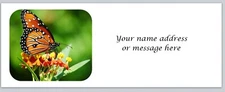 Personalized Address Labels Beautiful Monarch Butterfly (bo 835)