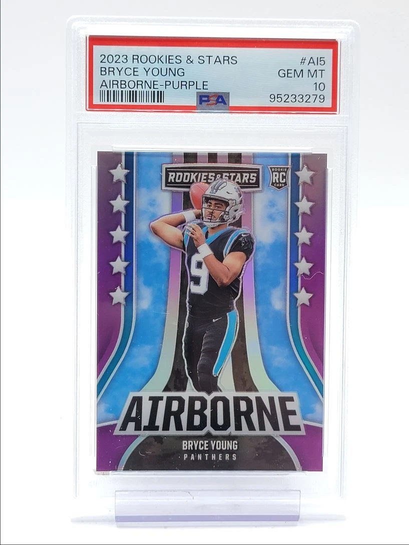 Bryce Young Panini Rookies & Stars Airborne #AI5 Purple