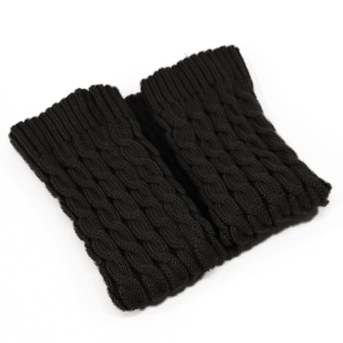 Women Ladies Winter Warm Leg Warmers Long Knit Knitted Crochet Socks Leggings - Picture 11 of 16