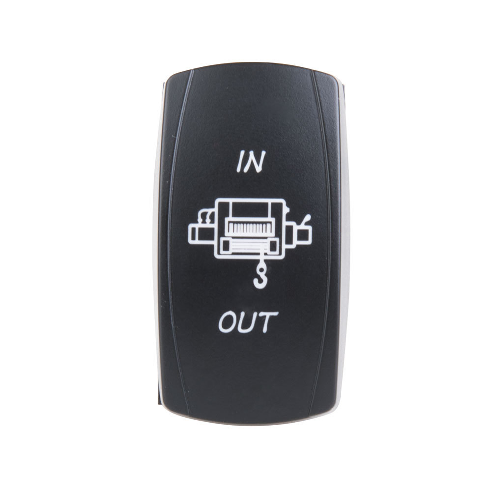 UTV Rocker Switch WINCH IN Out Polaris RZR Rhino Teryx CanAm Arctic