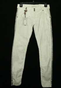 Sexy Woman Pantaloni Bianco Sporco Lavare Skinny Taglia XXS Italia | eBay