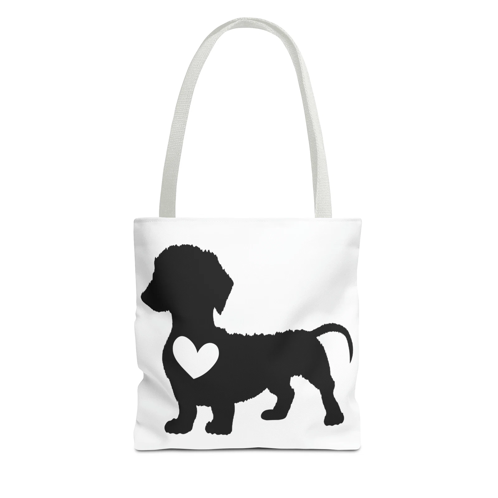 Dachshund Dog with a Heart Tote Bag (AOP)
