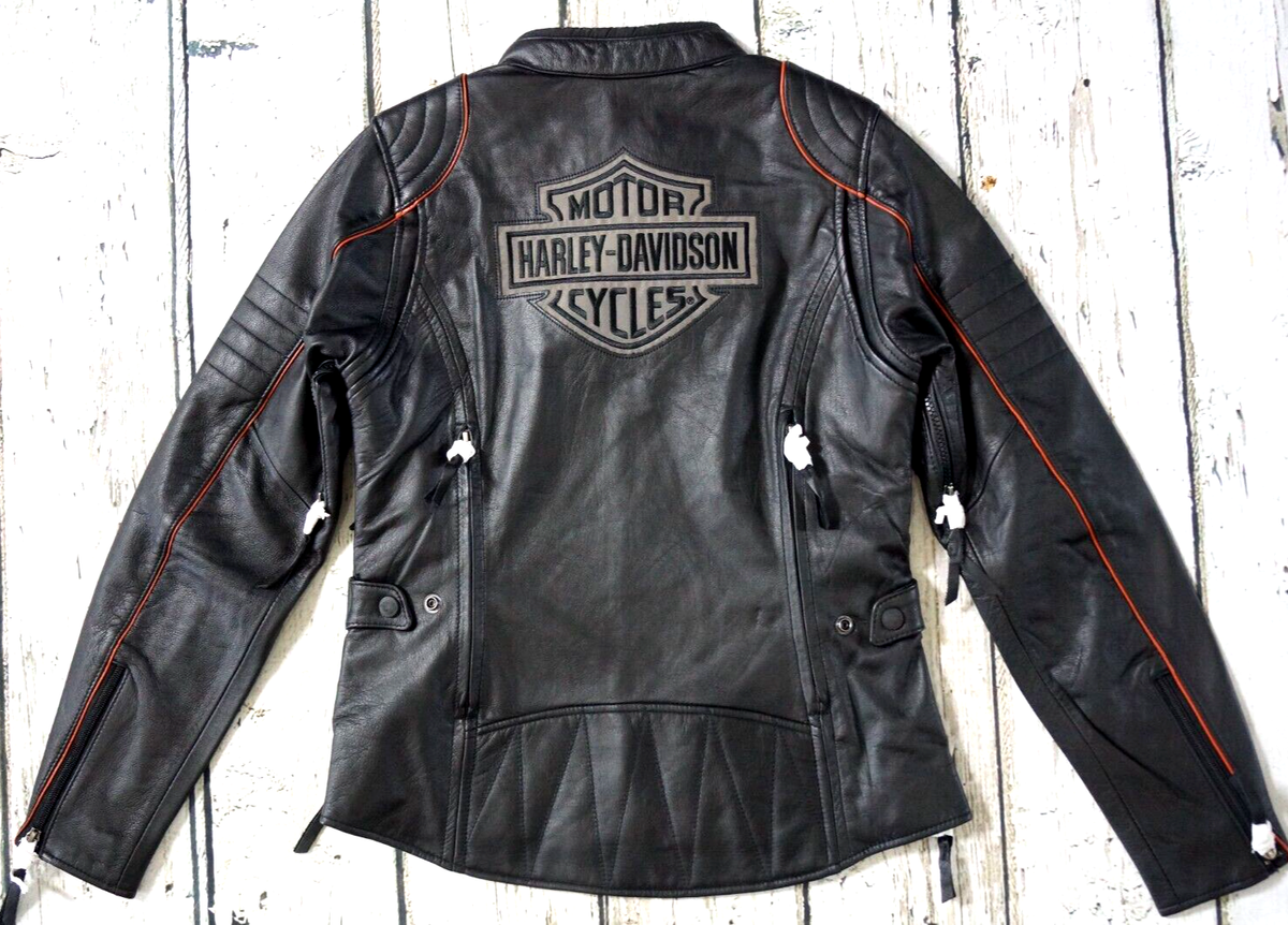 Harley Davidson Womens ECLIPSE Waterproof Reflective Leather