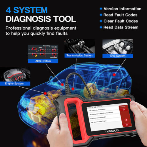 Herramienta de diagnóstico ThinkScan Plus S6 OBD2 motor escáner ABS SRS aceite TPMS SAS EPB - Imagen 2 de 12