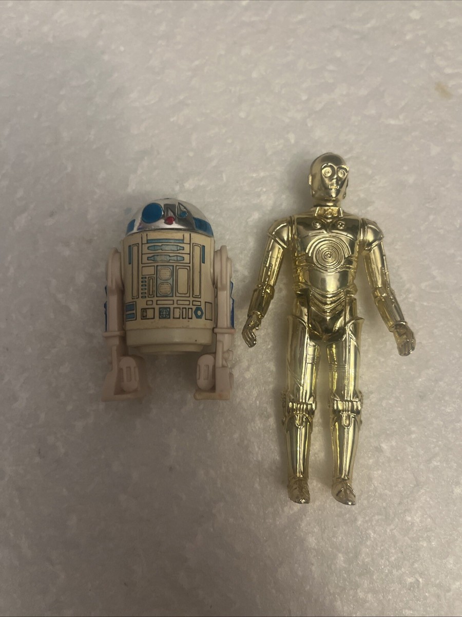 1977 C-3PO & R2-D2 Complete Vintage Star Wars Kenner All 1977 C-3PO & R2-D2 Complete Vintage Star Wars Kenner All