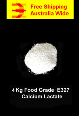 4 Kg of Food Grade Calcium Lactate E327