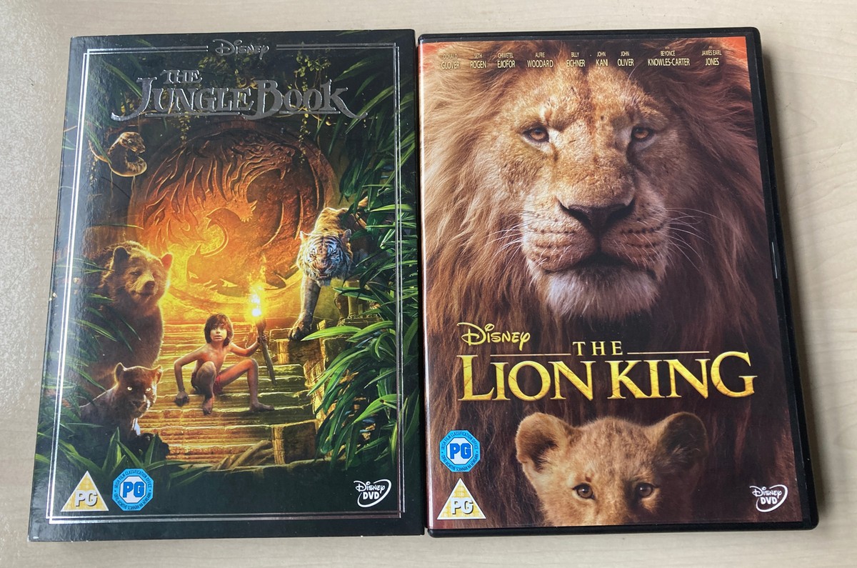 Disney The Jungle Book The Lion Kong DVD Very Good Free Post