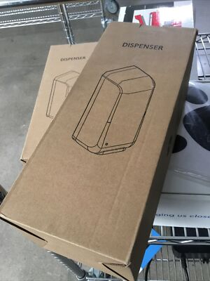 BRAND NEW WHITE Automatic Touchless Spray Hand Sanitizer Dispenser + Drip Tray