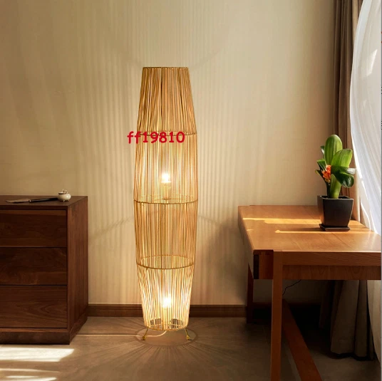 Rattan lamp stand deals