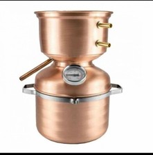 Destillierkolben, 5L. PILZKUPFER + DIGITALE ANLEITUNG + ANLEITUNG, NEU.