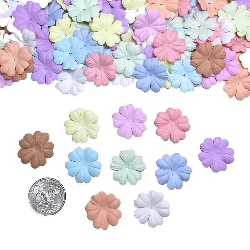 Varios colores Scrapbooking Adornos de Flores