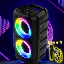 Portable Bluetooth Speaker Sub Woofer Heavy Bass Loud Sound Party System w/ MIC