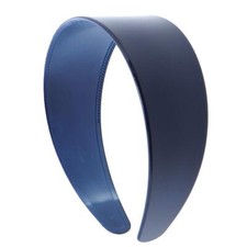 Navy 2 Inch Hard Plastic Headband with Teeth Women and Girls wide Hair band