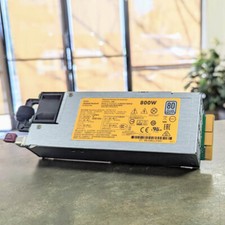 LOT 2 HP HSTNS-PL41 800W Switching Platinum Power Supply HP P/N: 723600-201
