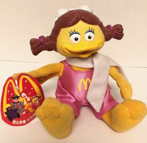 1997 McDonalds McDonaldland BIRDIE Early Bird Doll Vinyl Plush MWT Japan Vintage