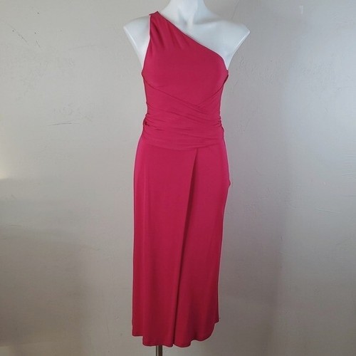ISSA LONDON Hot Pink Silk Blend Knit 
