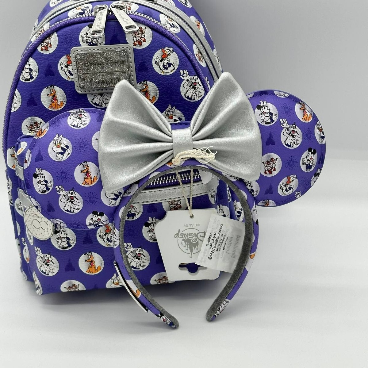 Disney Loungefly 100th Anniversary Mickey & Friends Platinum  display picture 1