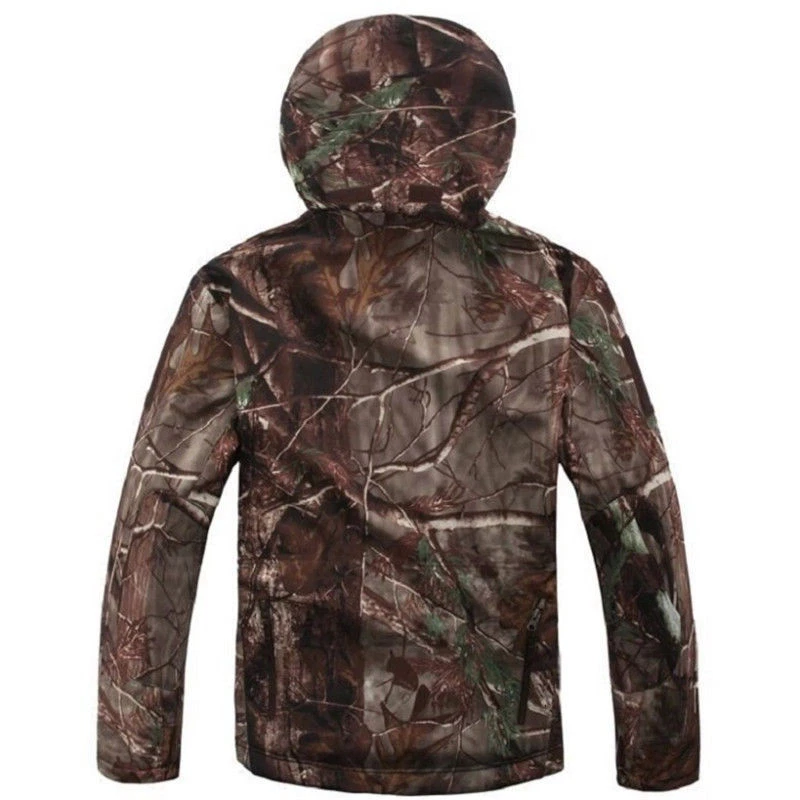 Mens Military Tactical Camouflage Hunting Clothes Waterproof Jackets Pants Suits - Image 3 of 4