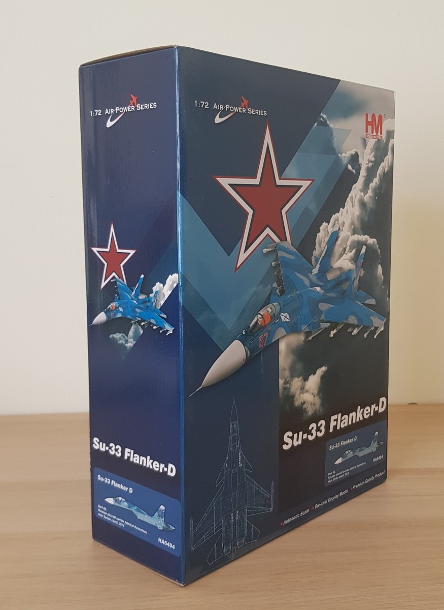Hobby Master Su-33 HM-HA6404 Flanker-D Russian Aircraft Hobby Master Su-33 HM-HA6404 Flanker-D Russian Aircraft