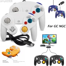 2Pack NGC Controller Wired Gamepad for NGC Cube GC & Wii U Game Console Joystick