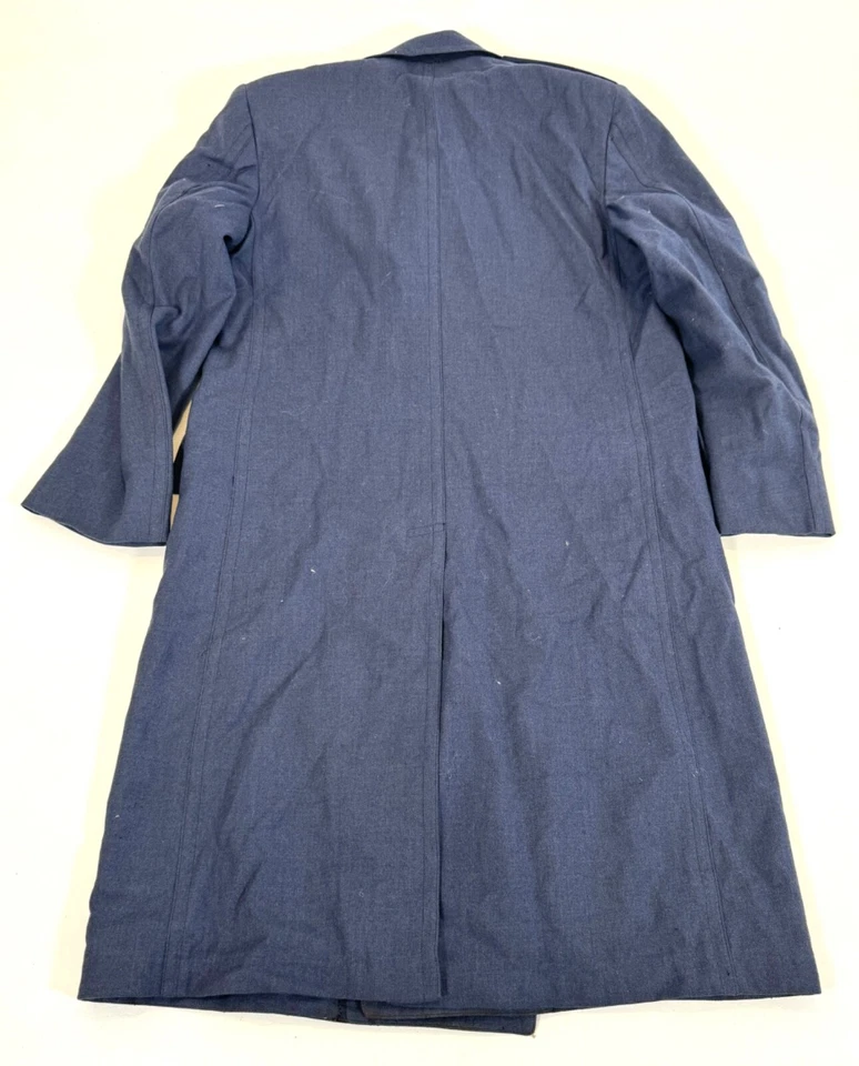 Abrigo Militar De Colección Fuerza Aérea de la USAF Lana Serge Azul Serge Pembroke Talla 37R Foto 4 de 4