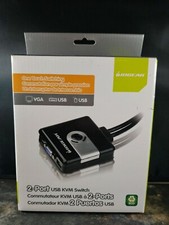 IOGEAR 2-Port USB KVM Switch One Touch Switching