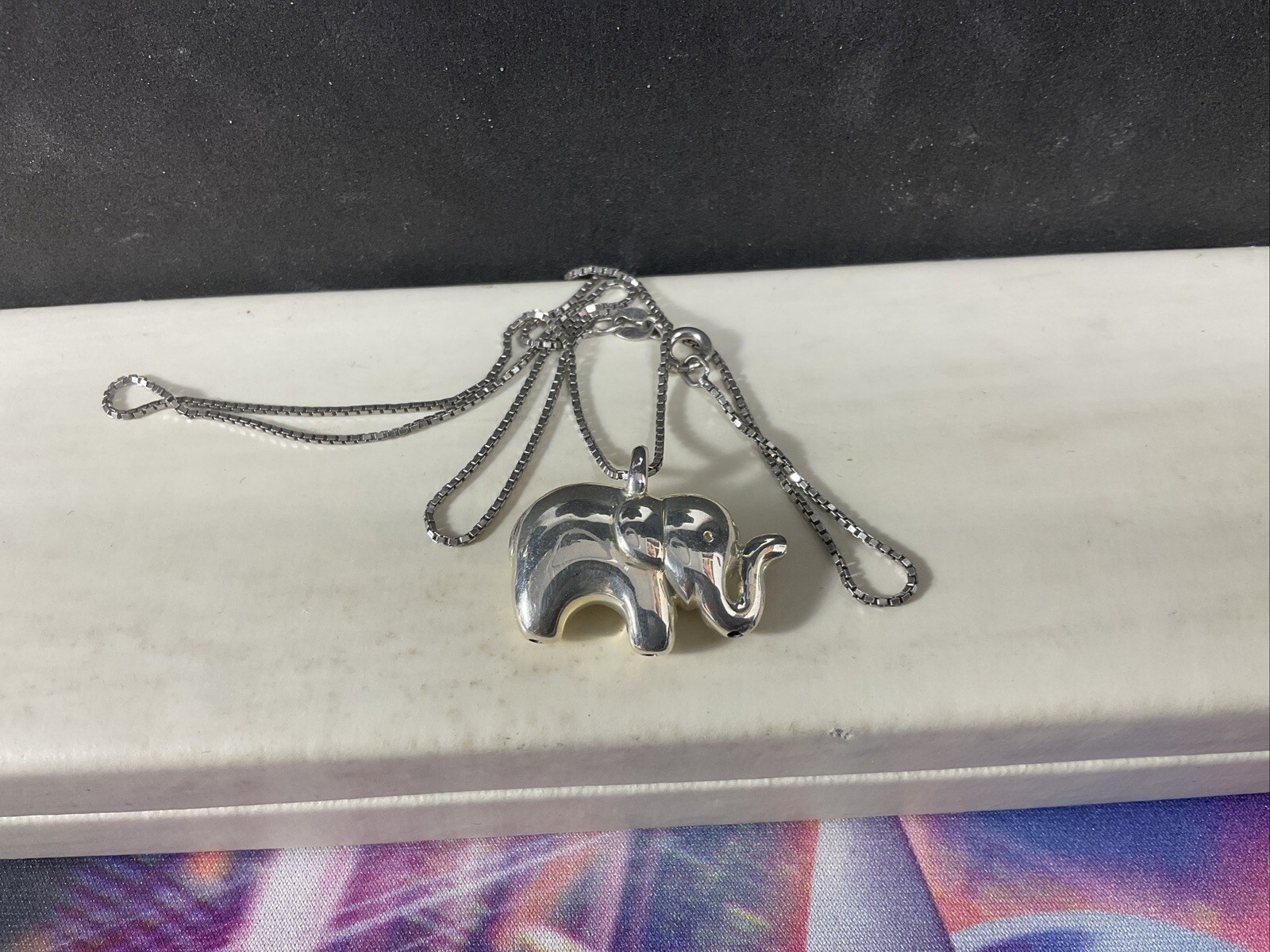 solid sterling, silver, 925 Solid Elephant Animal… - image 14