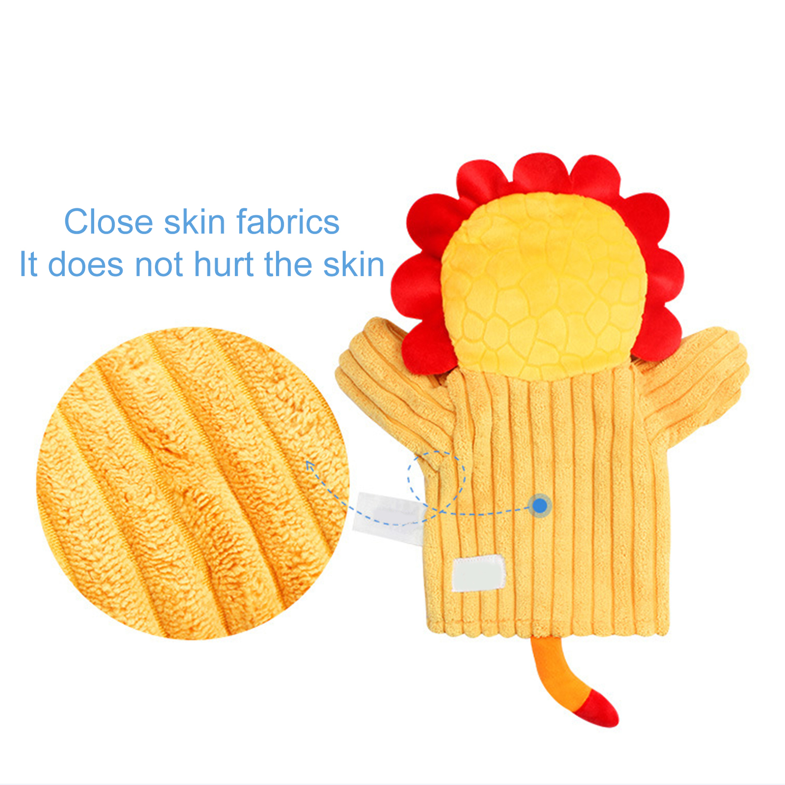 Baby Hand Puppet Lovely Vivid Color Lion Animal Hand Puppet Diverse