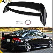 Trunk Wing Spoiler For 2006-2011 Honda Civic 4DR Sedan Painted Mugen Style 4Pcs