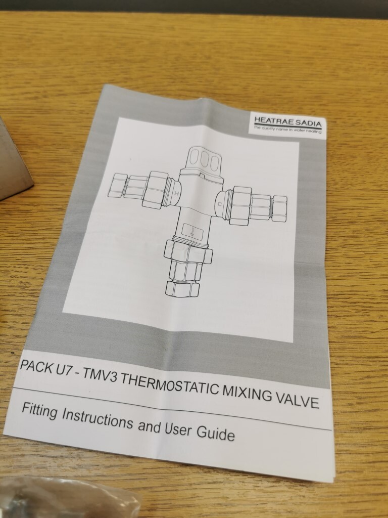 Heatrae Sadia Thermostatic Blending Valve U7 Tmv3 95970360 for