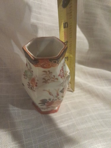 4 Asian Mini Urns Embossed Porcelain Ceramic Clay And Enameled Brass - Picture 16 of 18