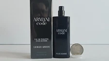 Armani Code EDT Pour Homme by Giorgio Armani Travel Size 0.5Fl.Oz/15ml SEALED