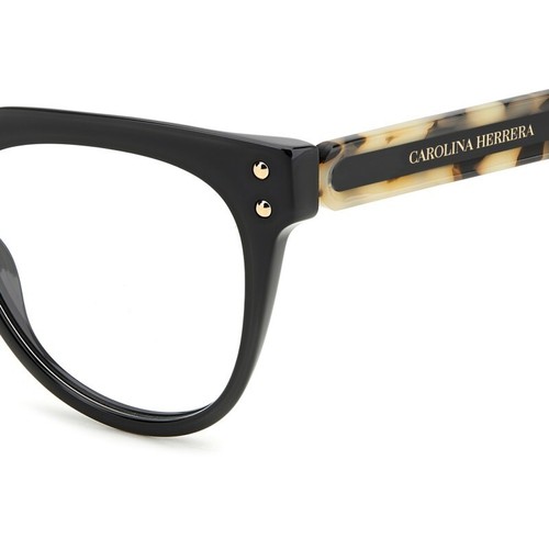 Eyewear frame Carolina Herrera Her 0224+ Black/Havana Gauge 52 - Picture 3 of 3