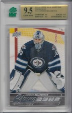 2015-16 Upper Deck Series One #214 Connor Hellebuyck Young Guns Rookie MNT 9.5 