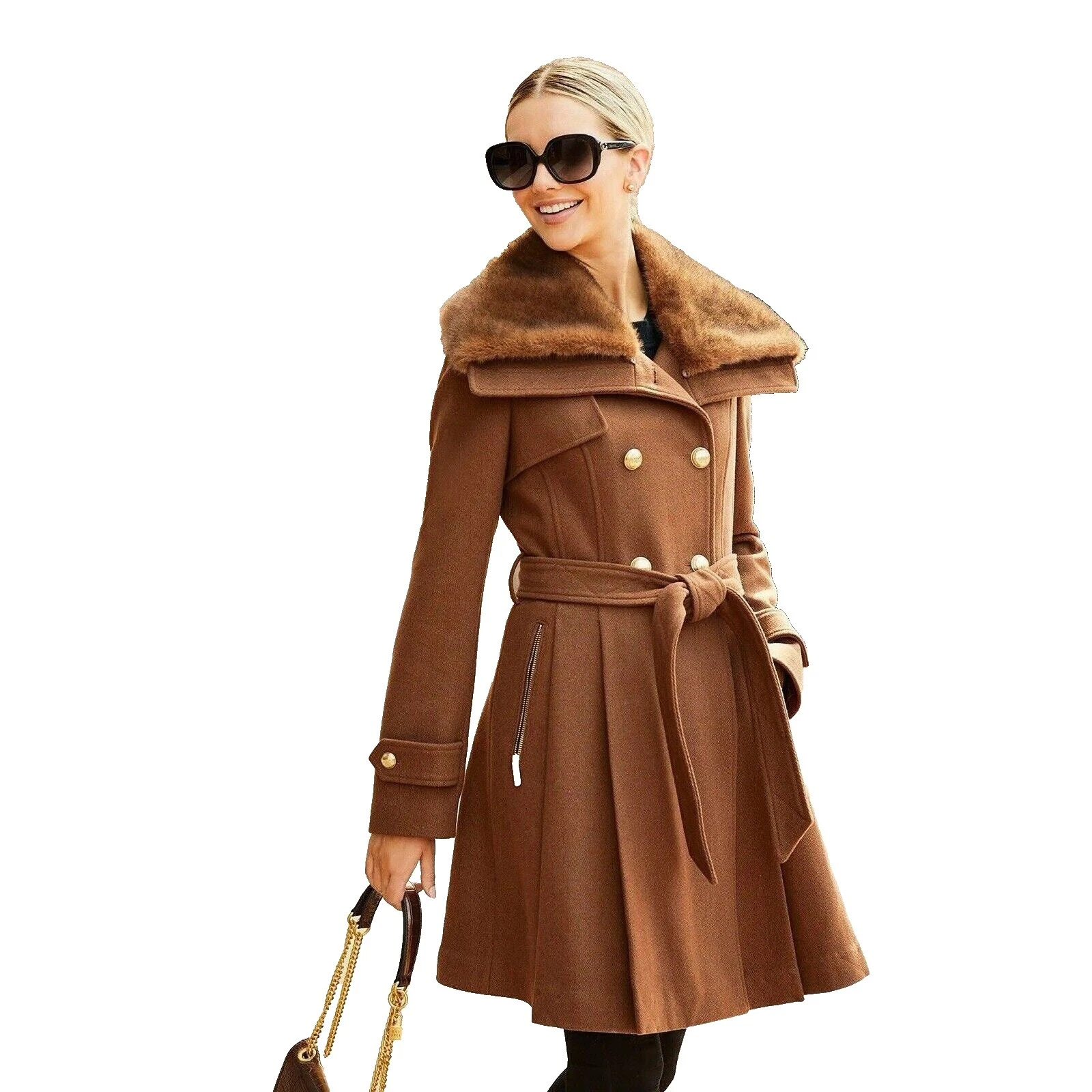 GUESS Marrom Casacos, jaquetas e Coletes para mulheres