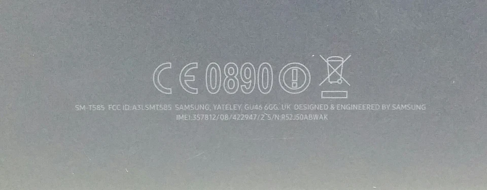 Samsung Galaxy Tab SM-T585 16GB Tablet - Image 3 of 4