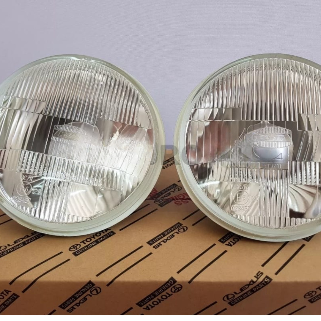 Toyota Land Cruiser FJ40 OEM Genuine Halogen Sealed Beam Headlamp Unit & Relay