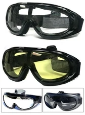 1 or 3 PAIRS MOTORCYCLE GOGGLES FIT OVER PRESCRIPTION GLASSES SIDE VENTS