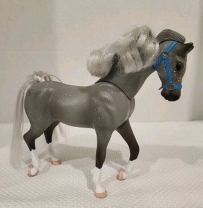 1996 Empire Grand Champions Feed N Nuzzle Mare Horse Toy Grey Dappled