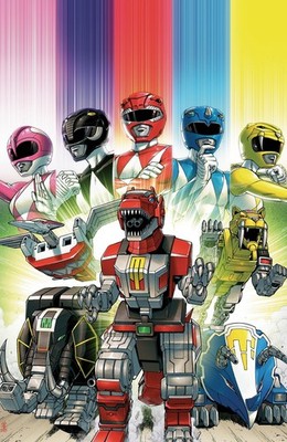 Mighty Morphin Power Rangers: Zord Quest #1 C Variant (Full Art, Foil, Coller)