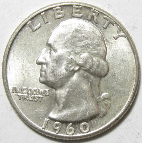 1960 Washington Quarter - 90% Silver -AU/UNC - #11305-141