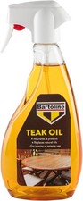 Bartoline Teak Oil Spray 500ml Wood Sealer for Wooden Garden Furniture Oak Teak 17.00 per litre