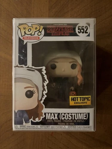 Max (Costume) Stranger Things #552 Hot Topic Exclusive Funko Pop with protector