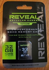 Tactacam Reveal Memory Card 32GB High Performance SDHC READ DESCRIPTION 4 DEALS.