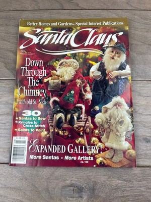 Santa Claus Magazine 1996 Christmas Crafts Santas Better Homes Gardens