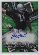 2023 Topps Composite Green Surge Refractor 128/175 Sebastian Janikowski Auto i6j